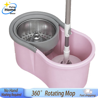 Flying Mop with Spinner and Thickened Bucket 2026 New Up Style for Floor Cleaning Tornado Mop Set