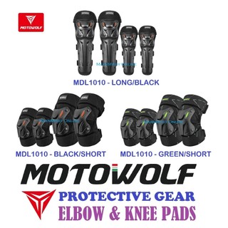 Original MOTOWOLF® Knee And Elbow Pads Safety Protective Gear MDL1010