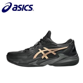ASICS Court-FF 3 Nov Low Cut Tennis Shoes Unisex Sneakers Black Gold Pickleball