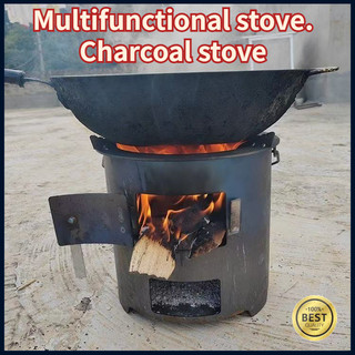 (Durable) Wood Fired Charcoal Stove - Versatile For Home Cooking, Barbecuing, Camping And Picnics