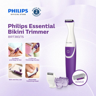 Philips Essential Bikini Trimmer BRT383/15  (Hair Trimmer for Women)