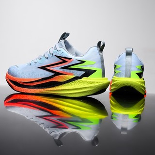 ALBWA SPORTS Trend Fashion basketball knit style lightweight soft sole rubber shoes for men#8826