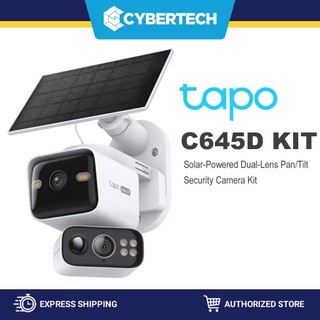 Cybertech Tp-Link Tapo C645D KIT Solar-Powered Dual-Lens Pan/Tilt Security Camera Kit
