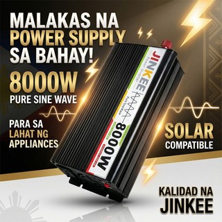 PROMO Inverter 8000w Power Inverter Pure sine wave 12v to 220v Car Inverter Solar Inverter for home