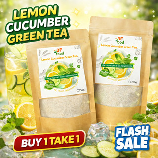 Lemon Cucumber Green Tea Powder – Detox Drink for Digestion & Reduce Bloating, Healthy Weight Loss