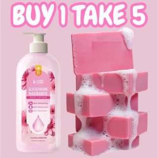 BUY 1 TAKE 1 White Soap Snail Peeling and Labncare White Lotion