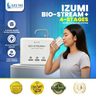 Water Filter / Water Purifier - Izumi non-electric 4 stages filtration system