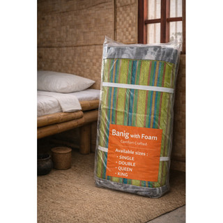 Foldable Foam with Banig Single Double Family Queen