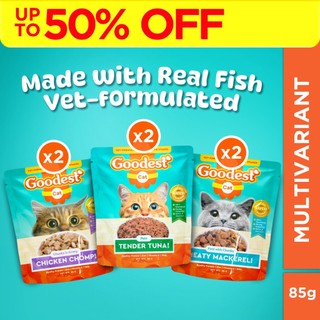Goodest Cat Wet Pack of 6 (Tuna, Chicken, Mackerel)