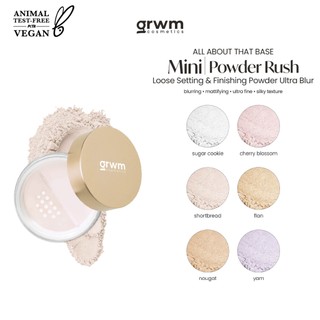GRWM Cosmetics Powder Rush Mini Loose Setting & Finishing Powder Ultra Blur
