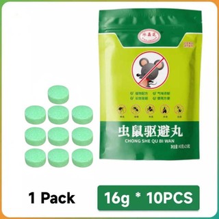 10PCS/Pack Mouse Repeller Mouse Cockroach Insect Repellent Mothballs for Rats Powerful Rats Repeller