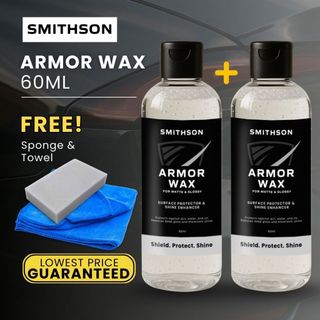 Smithson Armor Wax for Glossy and Matte Motor Shine Polish Long Lasting Protection for Car & Motors