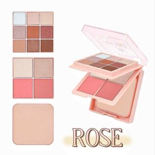DW All-in-One Beauty Palette Eyeshadow, Highlighter, Blush on, Face powder Cosmetic