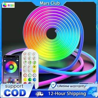 RGB Neon Light Strip APP Waterproof Music Sync Mode for Bedroom Room Outdoors Decro LED Strip Light