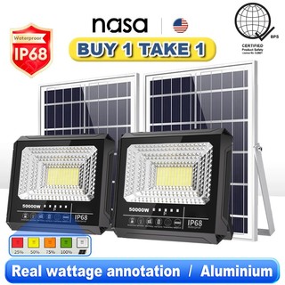 180000W BUY1 TAKE1 Solar Light IP68 Outdoor Solar Floodlights Waterproof Street Lamp With panel