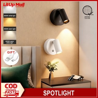 LitUp Magnetic Spotlight Rechargeable Touch Light Wall Lamp Led Light For Room Counter Bedside