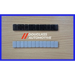 ORIGINAL (TINGGA) Wheel Balance Weights –5g x 12pcs Adhesive Strips for Car & Motorcycle Alloy Wheel