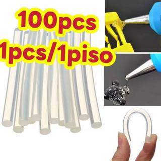 (SHI) 100pcs Hot Melt Glue Sticks 7*100mm For DIY Arts Adhesive Work