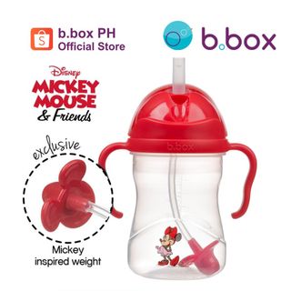 b.box Disney Sippy Straw Cup with Innovative Weighted Straw, 240ml / 8oz ( bbox australia baby infa