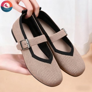 SWIFT 36-42 Knitted Mary Jane Women's 2025 New Style, Comfortable ,Casual  Cloth Shoes COD