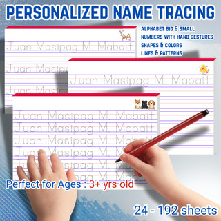 Customized Tracing Pads For Beginner Kids (Dotted) per pad kinder and preschool learning to write
