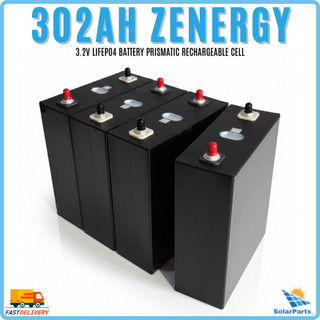 BRANDNEW ZENERGY 302AH Lifepo4 Battery 3.2v Lithium Battery Rechargeable Cell - (MAX 4PCS PER ORDER)