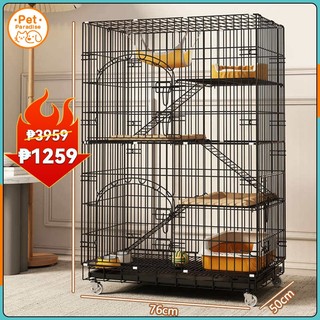 【COD】Cat Cage Pet Cage Cat House Indoor Villa Folding Cage for Cat