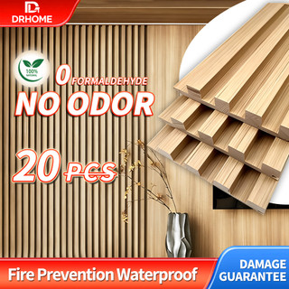 20PCS Wall Panel Board Waterproof Grille Design Ecological Board Living Room Bedroom Background Wall