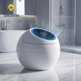 Intelligent Smart Ceramic Toilet New Design Egg Shaped WC Water Closet Automatic Washing Bathroom