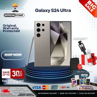 Samsung Galaxy S24 Ultra 5G (1 Year Warranty) with FREEBIES