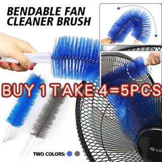 Bendable Fan Dust Removal Brush Microfibre Duster DustRemover Cleanning Brush Home Car Cleaner