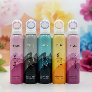 YILIX Deo Body Spray ANTI-BACTERIAL PERFUME NEW SCENTS! MUST TRY 160ml