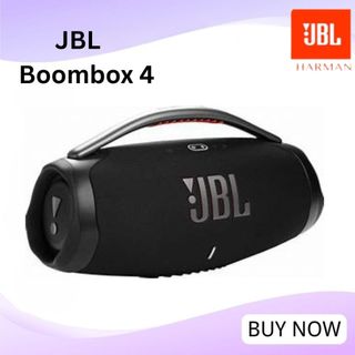 Jb.L Boombox 4 | Portable Bluetooth Speaker Ipx7 Waterproof Powerful Sound And Monstrous Bass