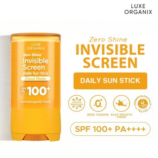 LUXE ORGANIX Zero Shine Invisible Screen Daily Sun Stick SPF 100 17g