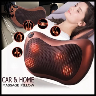CQW Massage Pillow Car And Home Electric Massager Shoulder Neck Infrared Heating Massage Relaxation