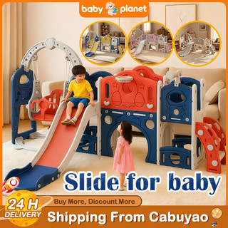 Kids Slide Swing Set Indoor Playground for Children Toddler Slide Swing Combo Toy for Home Best Gift
