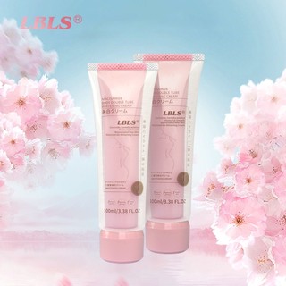 LBLS Niacinamide Double Tube Whitening Body Lotion Instant Brightening Cream 100g