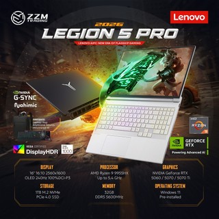 Lenovo Legion 5 Pro R9000P 2025 Ryzen 9 RTX 5060/5070/5070 Ti IPS/OLED 16" 32GB 1TB SSD ZZM Trading