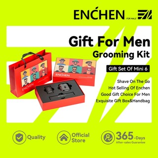 [Gift Idea For A Men] ENCHEN Mini Shaver Gift Box Set Waterproof Mini Beard Razor With Exquisite Box