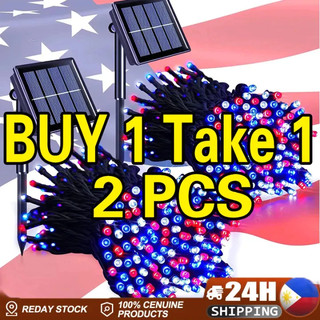 12/22m 100/200LED solar christmas lights outdoor waterproof garden decoration fairy lights
