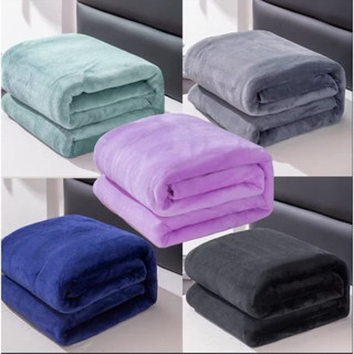 EVIE Plain Microfiber Blanket 150x200cm,  180*200cm,(DOUBLE AND WUEEN SIZE SOFT KUMOT )