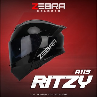 ZEBRA A113 RITZY Modular Helmet Dual Visor Motorcycle