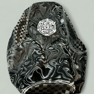 FULL RECARO 3D SMOKE SEAT COVER/INDO with LOGO SMOKE COMBINATION OF 3D F1 SEAT COVER