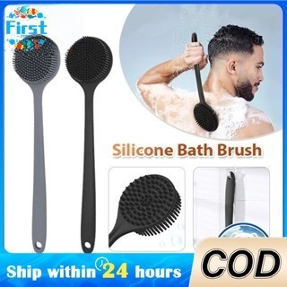 1Pc Silicone Back Scrubber With Long Handle–Dual-Sided For Deep Cleanse & Massage Rich Foam Product