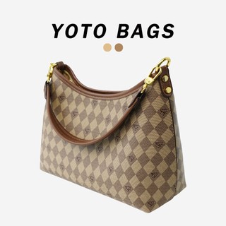 【New arrival】YOTO Retro Sling Bag For Women High Quality Leather Fashion Chain Design Underarm Bag