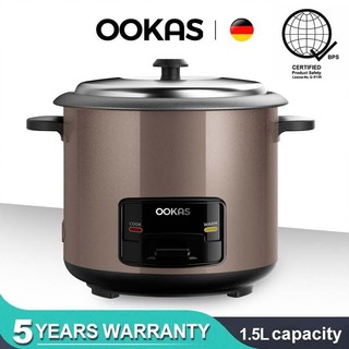 OOKAS Home High End Mini Rice Cooker Standard 2L Capacity Multi-Functional Household Kitchenware