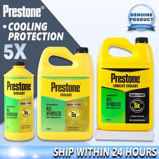 Prestone Coolant Ready To Use 1L&3L Car Radiator Green Coolant Prevents  Overheating And Rusting