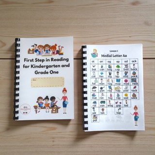 ✅Printtolearn First Step in Reading – Beginner Reading Workbook for Kindergarten & Grade 1