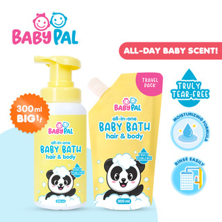 BabyPal All in one Baby Bath for Hair & Body for Newborn and Kids Hypoallergenic Bodywash Collection