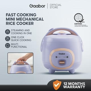 【New arrival】Gaabor Multi-Functional Rice Cooker Cute design Mini size Non-stick internal coating 2L